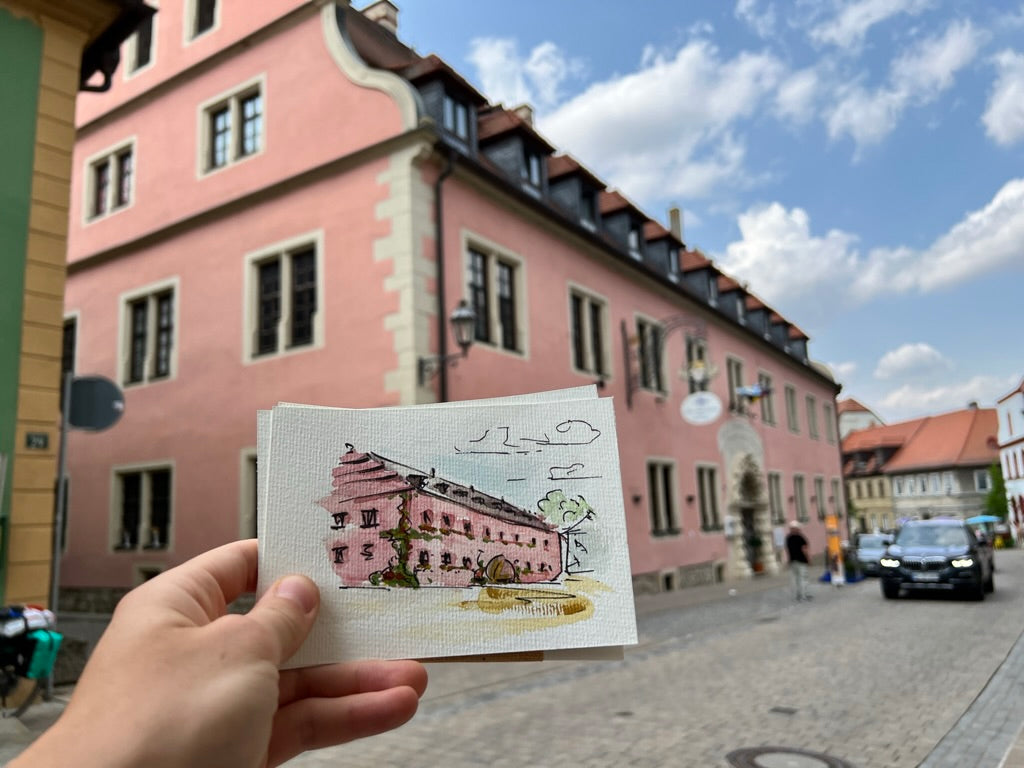 Individuelle Postkarten - Handgemalt und Unique - ab 20 Stück