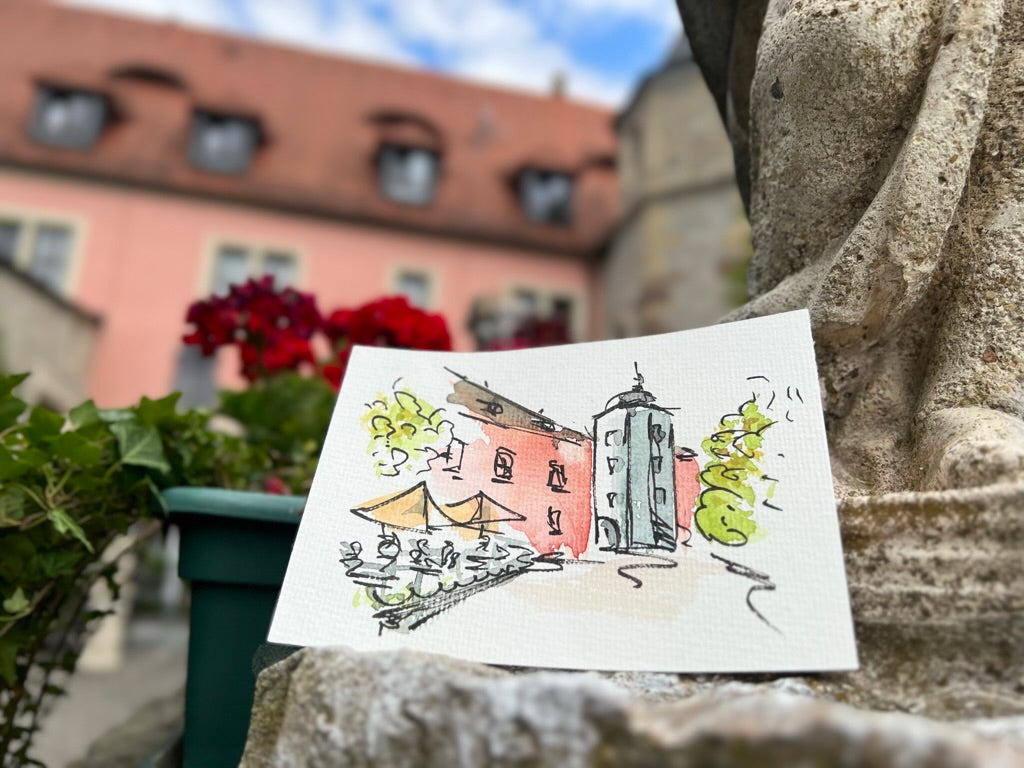 Individuelle Postkarten - Handgemalt und Unique - ab 20 Stück