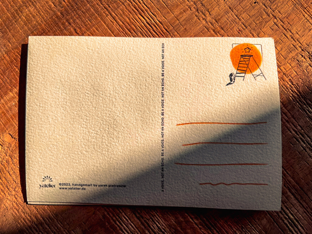 Individuelle Postkarten - Handgemalt und Unique - ab 20 Stück